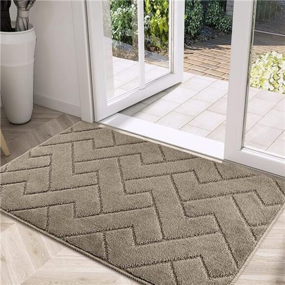 Dirt Trapper Indoor Door Mat 19.5" x 31.5", Non-Skid/Slip Machine Washable Entra - Picture 1 of 7